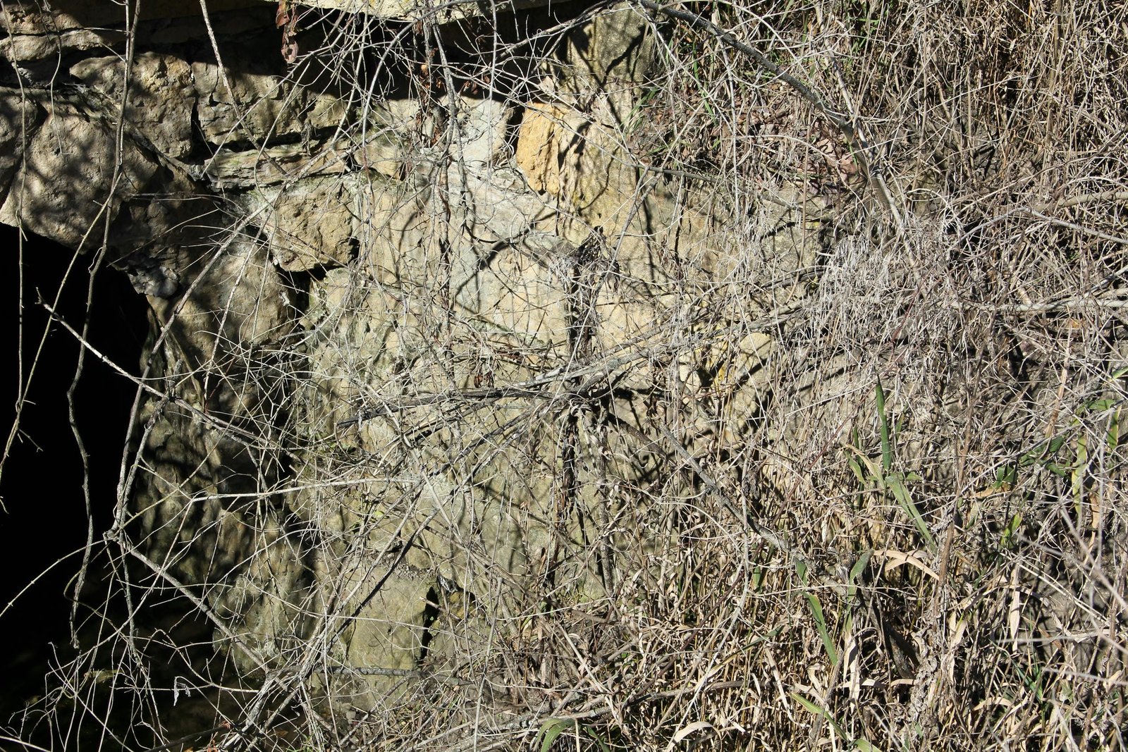 Southeast wing wall